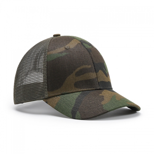 Camouflage Mesh-Back Trucker Cap